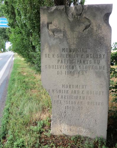 Náhľad pre Pútač k Pamätníku Šuleka a Holubyho - Šulekovo